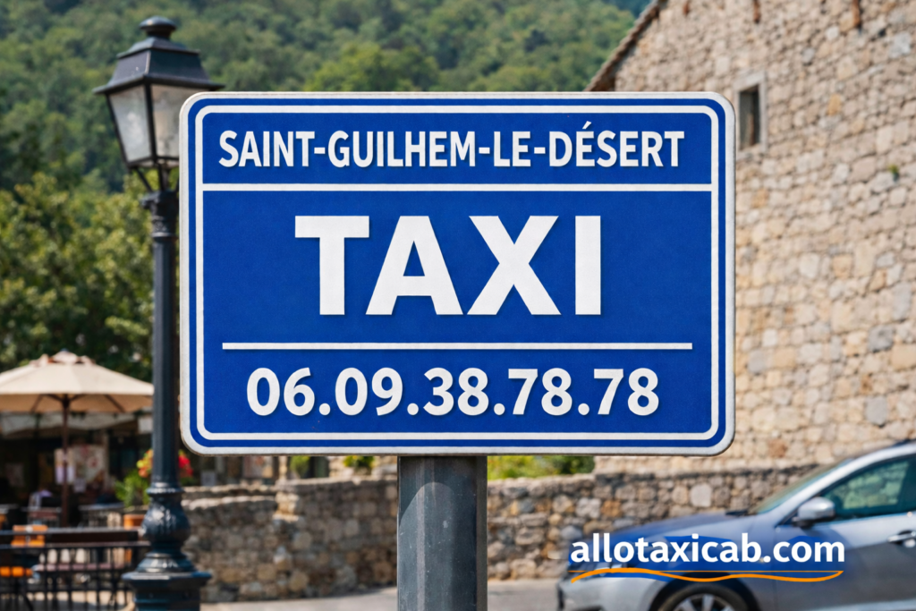 Réserver le TAXI de Saint-Guilhem-le-Désert